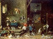 TENIERS, David the Younger The Kitchen t France oil painting artist